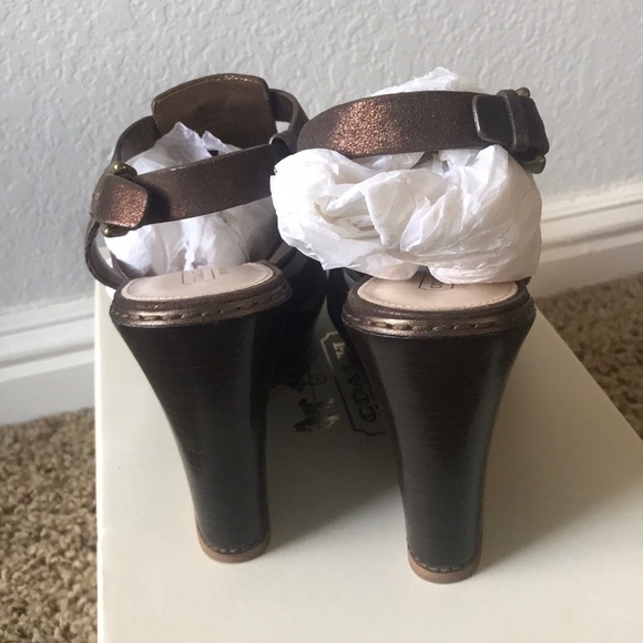 Coach Mallorie Passion Leather 8.5 - Picture 3 of 5